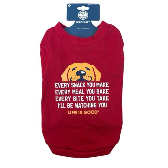 New Life is Good Dog Shirt Medium - Picture 1 of 4